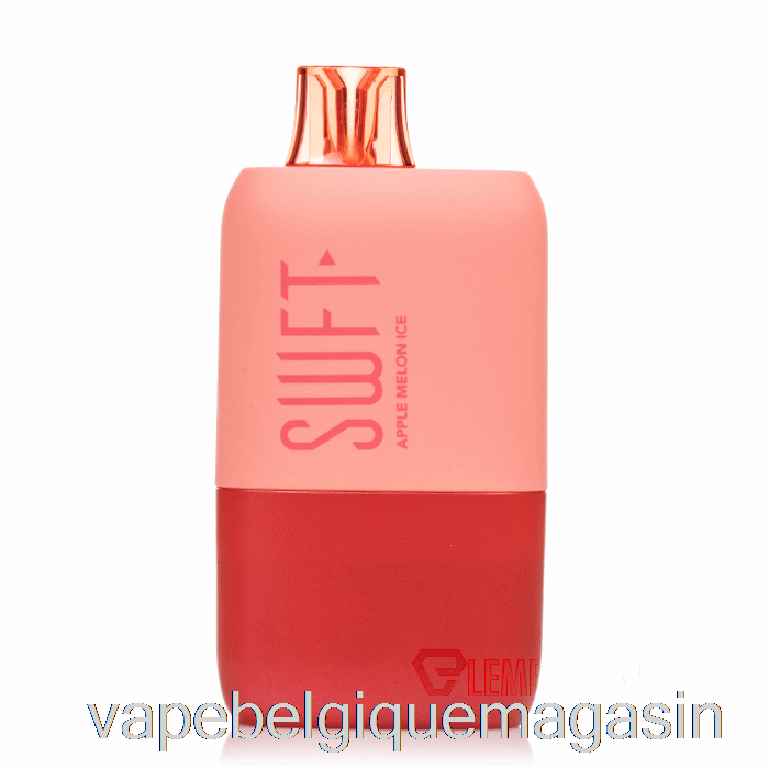 Vape Shop Bruxelles Swft Icon 7500 Affichage Intelligent Jetable Pomme Melon Glace